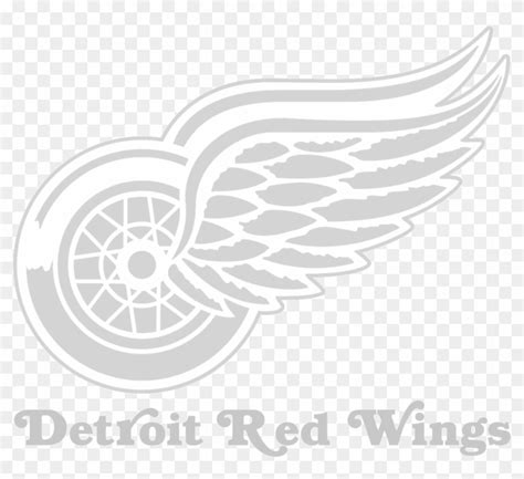 Detroit Red Wings Grey - Detroit Red Wings Logo Transparent, HD Png ...