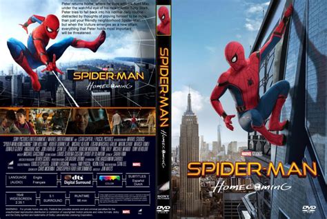 Spider-Man: Homecoming dvd cover & label (2017) R1 CUSTOM