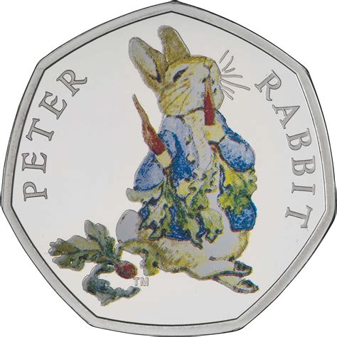 2018 Peter Rabbit 50p Silver Proof Coin | Chards