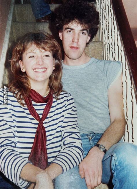 Jeremy Clarkson with his girlfriend Alex Hall, in 1984. - 9GAG