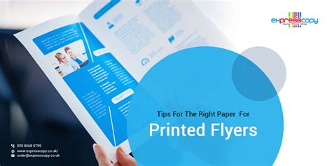 Tips For The Right Paper For Printed Flyers | Expresscopy