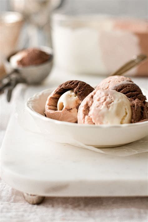 Neapolitan No Churn Ice Cream - Curly Girl Kitchen