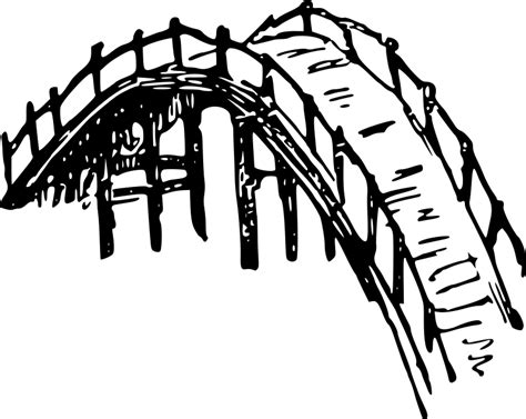 Clipart - Wooden bridge