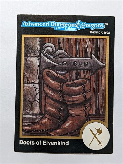 1992 TSR Advanced D&D - Boots of Elvenkind #503 | eBay