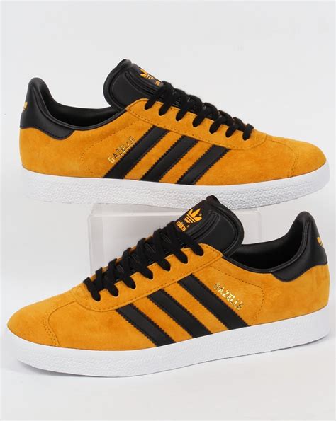 Adidas Gazelle Trainers Collegiate Gold/Black,originals,shoes,mens,sneakers