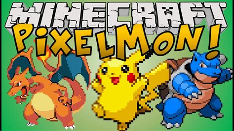 Minecraft Mods: Pixelmon - Pokemon in Minecraft! - YouTube