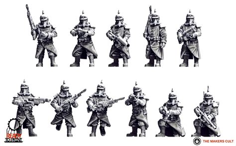 Valour Korps - Infantry Builder 3D model 3D printable | CGTrader