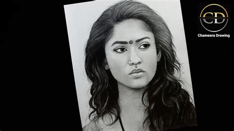 How to draw a actress " Nayanthara "|| step by step Pencil Drawing ||Easy Drawing Tutorial ...