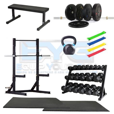 Basic Gym Package - Equip Your Gym | Gym, Gym flooring, Home gym