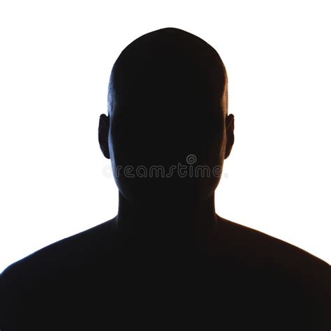 Unknown Male Person Silhouette Stock Photo - Image: 58040248