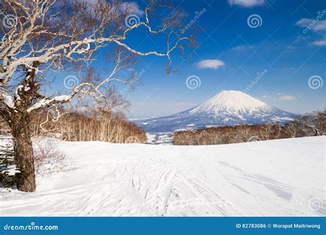 Mount Yotei stock photo. Image of landmark, japanese - 82783086