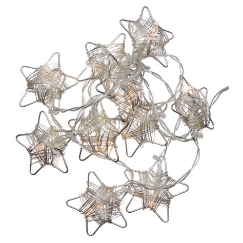 Luz de Navidad 10 estrellas LED blanco cálido | venta online en HOLYART