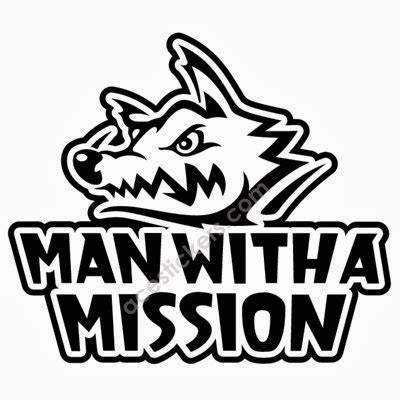 acestickers.com : MAN WITH A MISSION（マン ウィズ ア ミッション） Man with A Mission logo (006) Stickers (15 ...