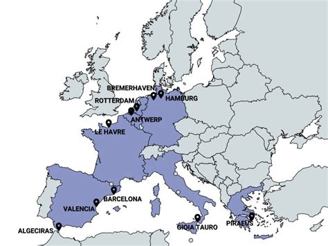 The largest ports in Europe - Top seaports in Europe