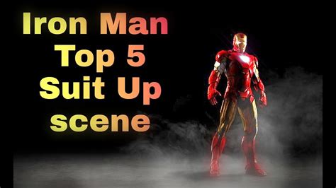 Top 5 Iron Man Suit up in MCU || Iron Man suit up scene || Best suit up ...