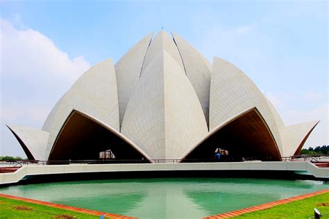 Baha'i Lotus Temple, Delhi, India : bahai