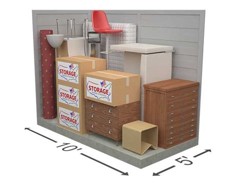 How Big Is A 5X10 Storage Unit | Dandk Organizer