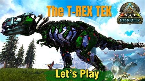 ARK Survival Evolved Fjordur Taming The T-REX TEK - YouTube