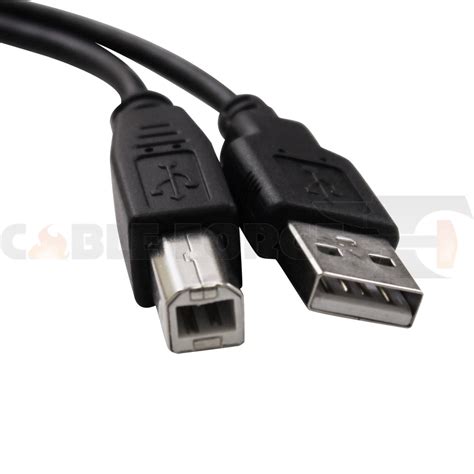 10ft Canon Pixma MG2420 USB A to USB B Printer Cable Printing Cord