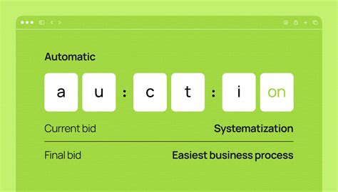 How automated auction systems help systematize business proc