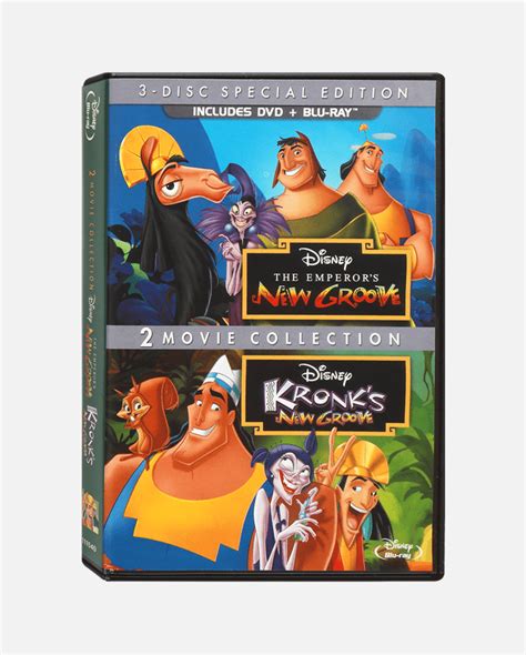 Pre-owned - The Emperor's New Groove & Kronk's New Groove Blu-ray + DVD ...