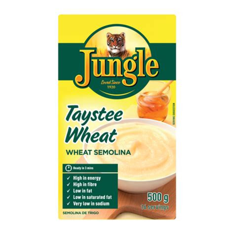 Jungle Taystee Wheat Semolina Energy Breakfast Porridge 500g | Porridge, Maize Meal & Pap ...