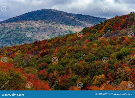 Autumn / Fall Colors - Appalachian Mountains - West Virginia Stock ...