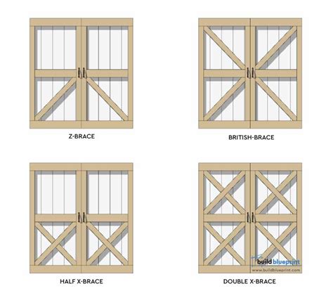 Shed Double Door DIY Plans - Build Blueprint