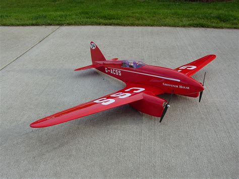 de Havilland DH.88 Comet - Sport scale twin-engine British racer Model Airplane Kit