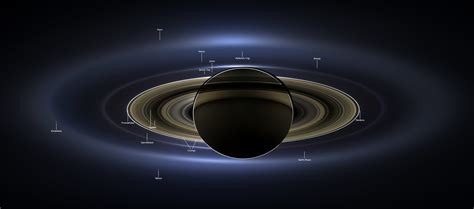 Cassini Provides New View of Saturn and Earth