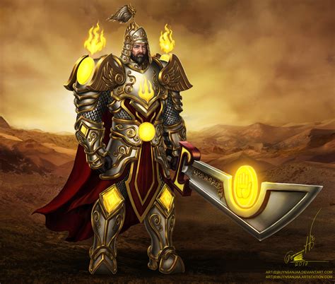 ArtStation - Warcraft Style Mongolian Paladin