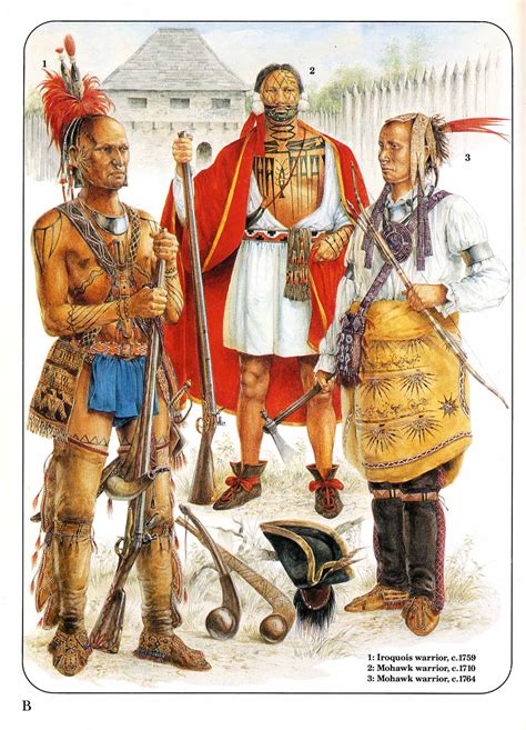 Iroquois and Mowhawk Indian warriors. early colonization era. | Woodland indians, Native ...