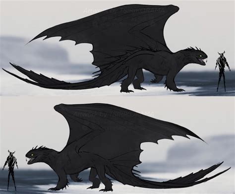 Sketches of semi-realistic HTTYD dragons, or how I’d like them to be in the upcoming live-action ...