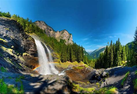 Mountain Waterfall Wallpapers - Top Free Mountain Waterfall Backgrounds ...