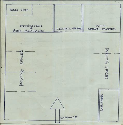 2: Goodnews Auto-Mechanic Workshop Layout. | Download Scientific Diagram