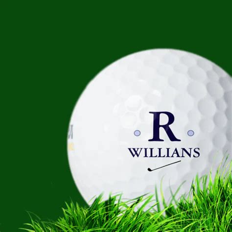 custom monogram golf balls | Zazzle