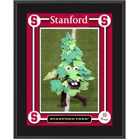 Stanford Cardinal 10.5" x 13" Stanford Tree Mascot Sublimated Plaque