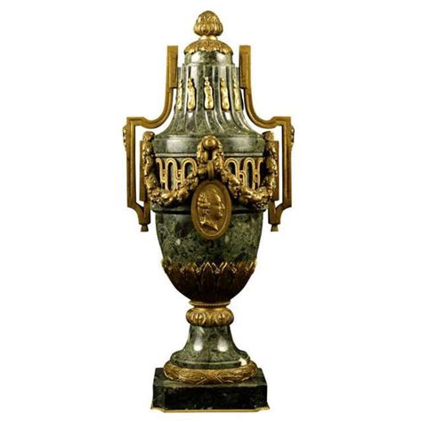 French Gilt-Bronze mounted Green Marble Cassolette, c. 1850 at 1stDibs ...