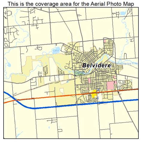 Aerial Photography Map of Belvidere, IL Illinois