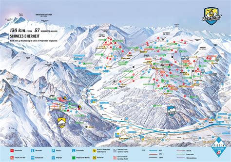 Pistenplan, Skipasspreise, Mayrhofen, Tirol - Mayrhofen (Penken & Ahorn):,