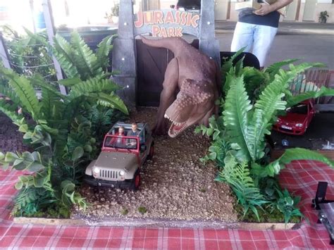 Diorama Jurassic Park Jurassic Park Gate, Jurassic World, Jurrasic Park, Dinosaur Christmas ...