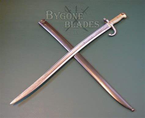 French Chassepot Bayonet M1866. St. Etienne 1870. Franco-Prussian War | Bygone Blades