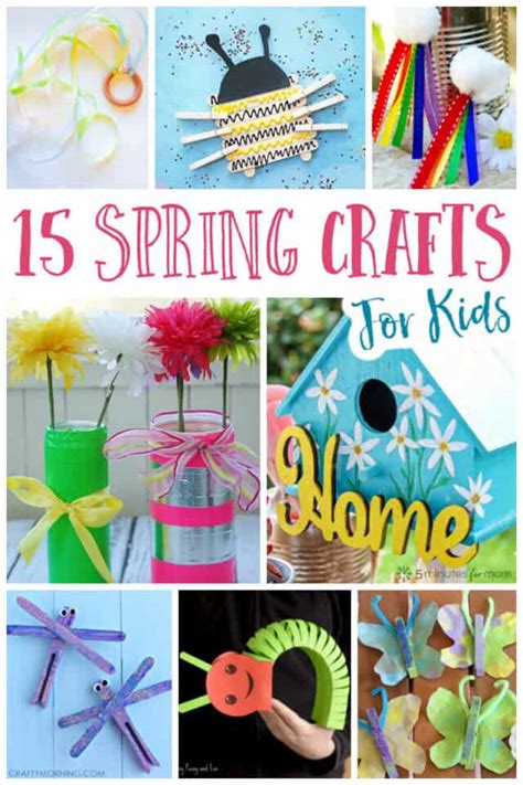 15 Fun Spring Kids Crafts