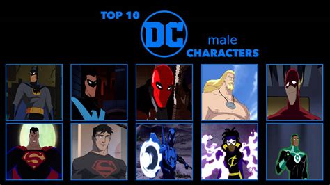 My top 10 DC male characters by dmonahan9 on DeviantArt