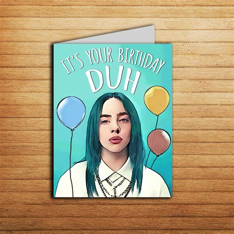 Billie Eilish Birthday Sign