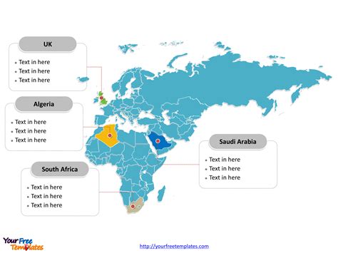 EMEA Map With Names