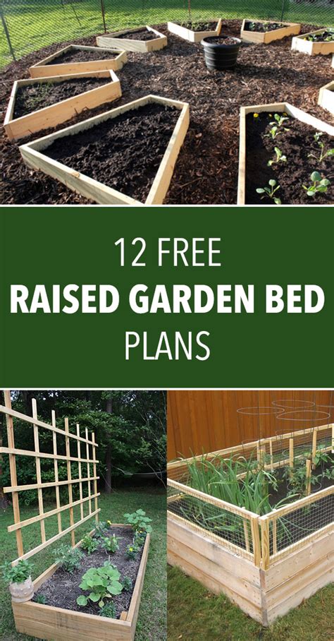 12 Free Raised Garden Bed Plans - DIY Roundup