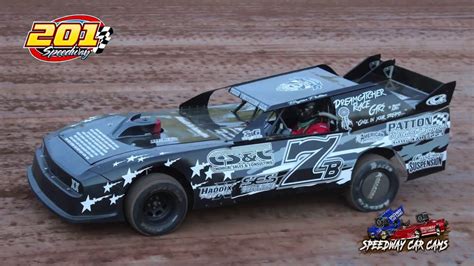 #7B Bryson Payton - KDRA Super Stock - 6-29-18 201 Speedway - In Car Camera - YouTube