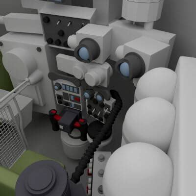 Tank Interior A5 Army - 3D Model by Ejaz18