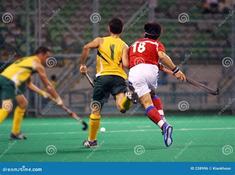 Hockey Player in Action stock photo. Image of matches, blur - 238996